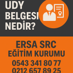 üdy belgesi nereden alınır