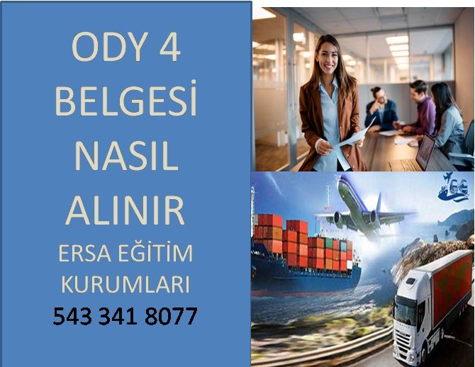 ODY3 - Uluslararası Eşya-Kargo Taşımacılığı Orta Düzey Yönetici Mesleki Yeterlilik Belgesi
