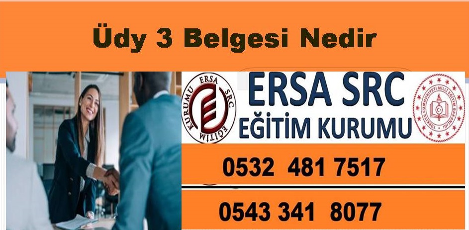 Üdy 3 Belgesi Nedir?