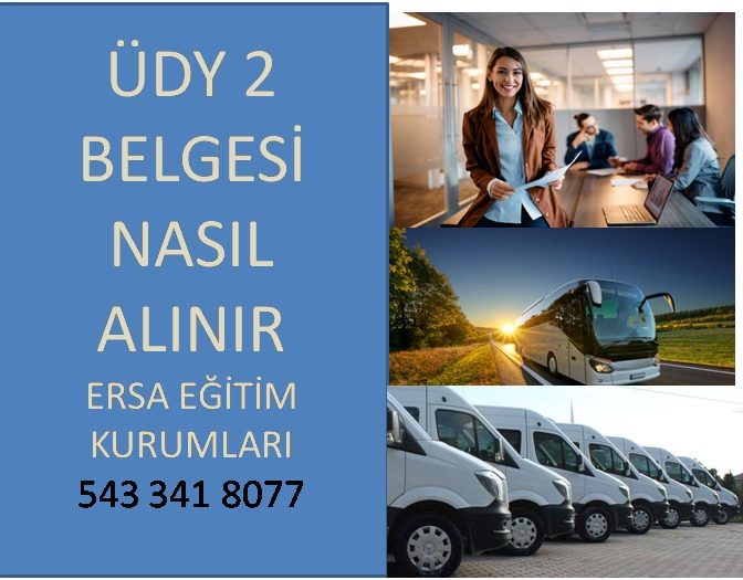 Üdy 2 Yurt İçi Yolcu Taşımacılığı Belgesi